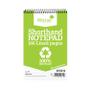 SILVINE Everyday Recycled Shorthand Pad 127x203mm (Pack of 12) RE160-T