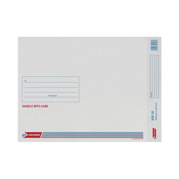 GOSECURE Bubble Lined Envelope Size 10 350x470mm White (Pack of 20) PB02133 (PB02133)