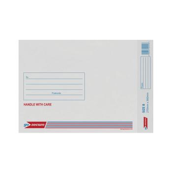 GOSECURE Bubble Lined Envelope Size 8 270x360mm White (Pack of 20) PB02134 (PB02134)