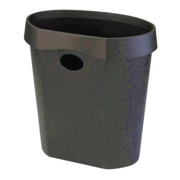 AVERY Waste Bin Plastic Oval 18 Litre Black - DR500BLK (DR500BLK)