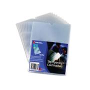 REXEL Nyrex Card Holder Polypropylene A5 Top Opening Clear (Pack 25) 12093