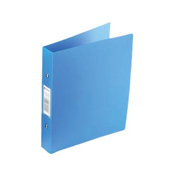 REXEL Budget Ring Binder Polypropylene 2 O-Ring A4 25mm Rings Blue (Pack 10) - 13422BU (13422BU)