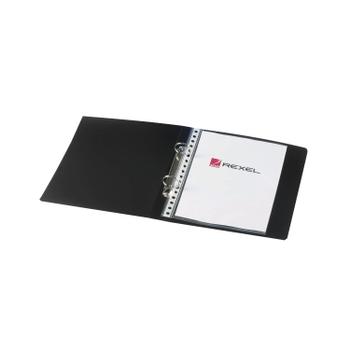 REXEL Budget 25mm 2 Ring Binder A5 Black (Pack of 10) 13428BK (13428BK)