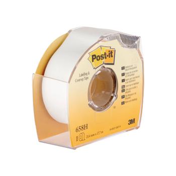 POST-IT Cover Up and Labelling Tape 25.4mmx17.7m Low Tack 658H (658H)