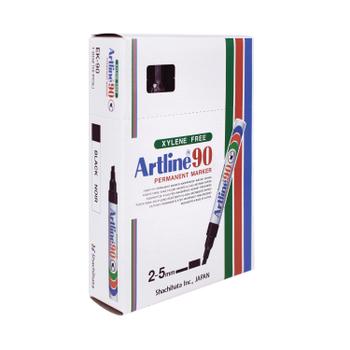 ARTLINE 90 Chisel Tip Permanent Marker Black (Pack of 12) A901 (A901)