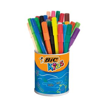 BIC Kids Visa Felt Pens Ultra Fine Tip Assorted (Pack of 36) 829012 (829012)