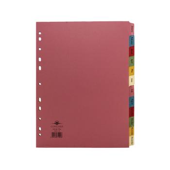 CONCORD Divider January-December A4 Pastel (Pack of 10) 71999/J19 (71999/J19)