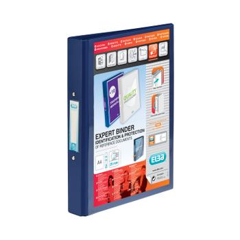 ELBA Vision Ring Binder A4 30mm Spine 25mm Capacity 2 O-Ring Blue 100080886 (100080886)