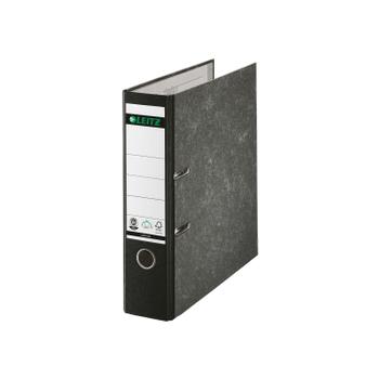 LEITZ 180 Lever Arch File Board 80mm Foolscap Black (Pack of 10) 10821095 (10821095)