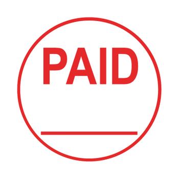 COLOP EOS R17 PAID Pre-Inked Circular Stamp C109531PAI (C109531PAI)