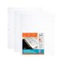 OXFORD Embossed Punched Pockets A3 Portrait Clear Spine (Pack 25) 400005480