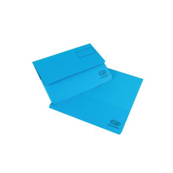 ELBA Strongline Document Wallet Bright Manilla Foolscap Blue (Pack of 25) 100090140 (100090140)