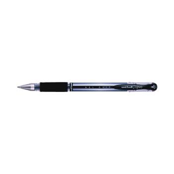 Uni-Ball Signo Gel Grip UM-151S Rollerball Pen 0.7mm Tip 0.4mm Line Black (Pack 12) - 751081000 (751081000)