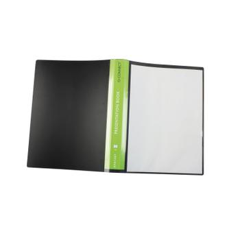 Q-CONNECT Presentation Display Book 40 Pocket A4 Black KF01267 (KF01267)