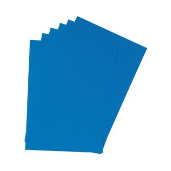 Q-CONNECT A4 Blue Leathergrain Comb Binder Cover (Pack of 100) KF00500 (KF00500)