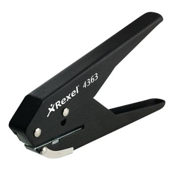 REXEL S120 1 Hole Punch Metal 20 Sheet Black 20120041 (20120041)