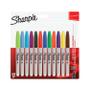 SHARPIE Permanent Marker Fine Assorted (Pack of 12) 1986438