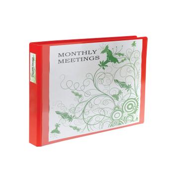 ELBA Vision Ring Binder A3 Landscape 30mm Capacity 55mm Spine 4 D-Ring Red 100080866 (100080866)