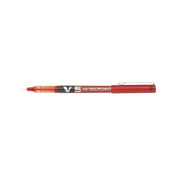 PILOT V5 Hi-Tecpoint Ultra RollerballxFine Red (Pack of 12) BXV502 (BXV502)