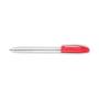 Q-CONNECT Grip Stick Ballpoint Pen Medium Red (Pack of 20) KF02459