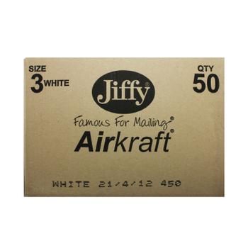 Jiffy AirKraft Bag Size 3 220x320mm White (Pack of 50) JL-3 (JL-3)
