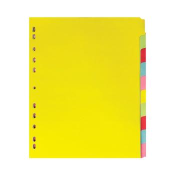 ELBA Divider A4+ 10 Part Coloured Card 400007242 (400007242)