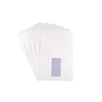 Q-CONNECT C5 Envelopes Window Pocket Self Seal 90gsm White (Pack of 500) 2820 (KF3406)