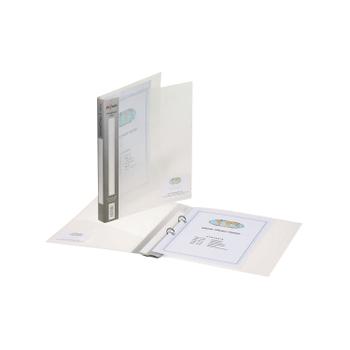 SNOPAKE Superline Ring Binder 2 O-Ring A4 25mm Rings Clear (Pack 10) - 10183 (10183)