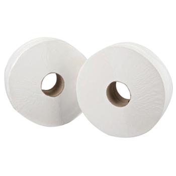 MAXIMA Green Mini Jumbo Toilet Roll 2 Ply 200m White (Pack 12) 1102045 DD (1102045)