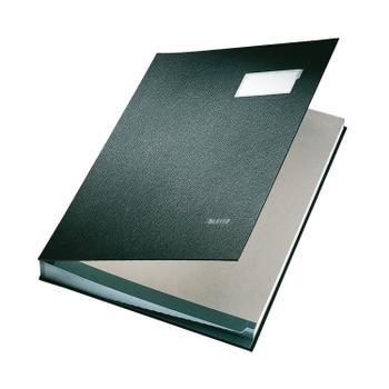 LEITZ Hard Cover Signature Book 240x340mm Black 57000095 (57000095)