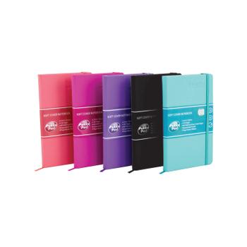 PUKKA PAD Signature Soft Cover Notebook Casebound A5 Assorted (Pack of 5) 7747-SIG (7747-SIG)