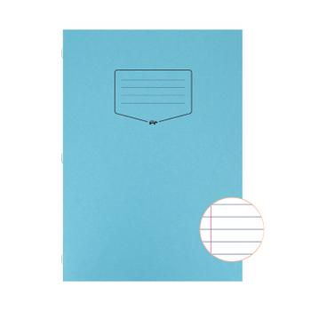 SILVINE Tough Shell Exercise Book Ruled A4 Blue (Pack of 25) EX144 (EX144)