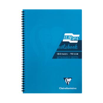Europa Clairefontaine Europa Notebook 180 Pages A4 Turquoise (Pack of 5) 5802Z (5802Z)