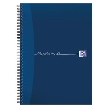 OXFORD My Notes Notebook A4 Card Cover Wirebound Ruled Margin 200 Pages (Pack 3) 100082373 (100082373)