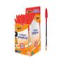 BIC Cristal Ballpoint Pen 1.0mm Tip 0.32mm Line Red (Pack 50) - 8373612