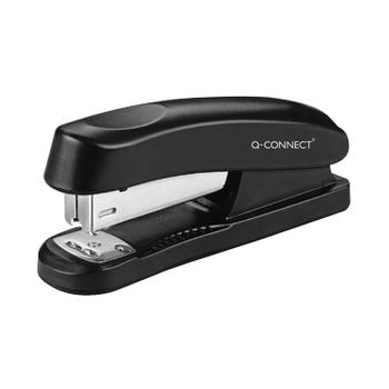 Q-CONNECT Half Strip Plastic Stapler Black KF01056 (KF01056)