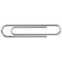 Unbranded Paperclips Giant Serrated 73mm (Pack of 100) 32521
