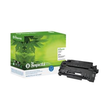 RESPECTFUL HP 55A Compatible Black LaserJet Toner Cartridge CE255A (255A-BPE)