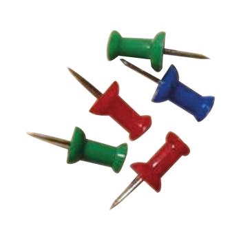 Unbranded Push Pins Assorted (Pack of 20) 20471 (WS20371)