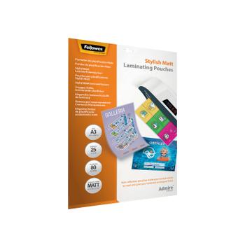 FELLOWES Admire A3 Laminating Pouches Matte (Pack of 25) 5602201 (5602201)