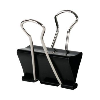 Q-CONNECT Foldback Clip 42mm Black (Pack of 10) KF01285 (KF01285)