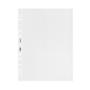 REXEL Superfine Multi Punched Pocket Polypropylene A5 55 Micron Top Opening Clear (Pack 20) 11010
