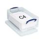 Really Useful 12L Plastic Storage Box with Lid 465x270x150mm C4 Clear 12C