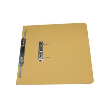 GUILDHALL Exacompta Guildhall Heavyweight Transfer Spiral File 420gsm Foolscap Yellow (Pack of 25) 211/7003 (211/7003)
