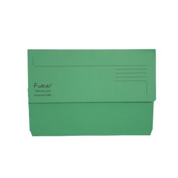 GUILDHALL Exacompta Forever Document Wallet Manilla Foolscap Bright Green (Pack of 25) 211/5004 (211/5004)