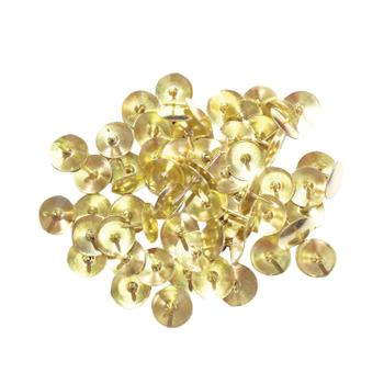 Unbranded Brass Drawing Pins Brass 9.5mm (Pack of 1000) 34231 (WS34231)