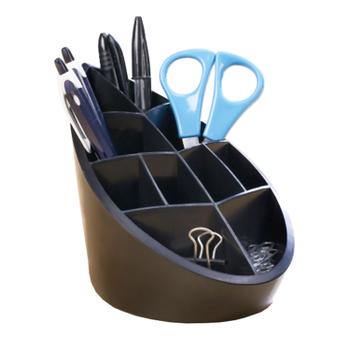 AVERY DTR Eco Pen Pot 10 Compartments Black DR450BLK (DR450BLK)