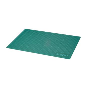Q-CONNECT Cutting Mat Non-Slip PVC A1 Green KF01138 (KF01138)