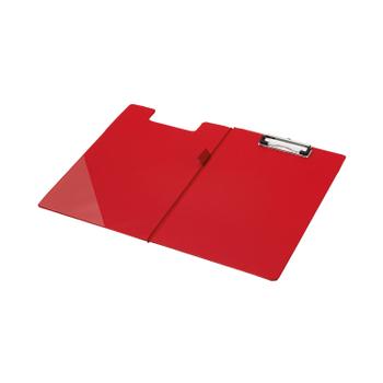 Q-CONNECT PVC Foldover Clipboard Foolscap Red KF01302 (KF01302)