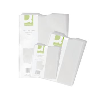 Q-CONNECT Card Holder Polypropylene A5 (Pack of 100) KF01948 (KF01948)